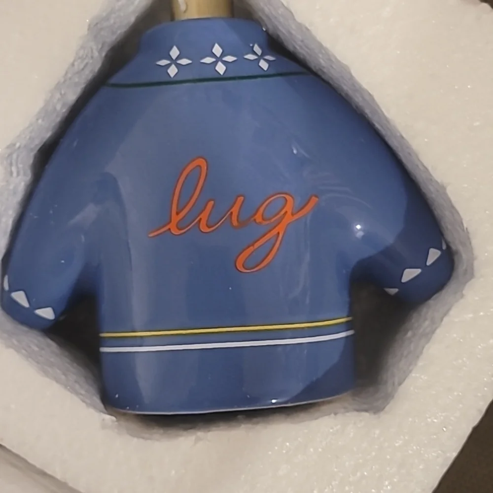 NEW LUG Bags Holiday Sweater Ornament